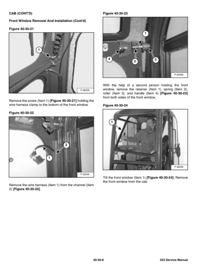 Bobcat 323 Excavator Service Manual SN 562411001 (6-11) - Image 11