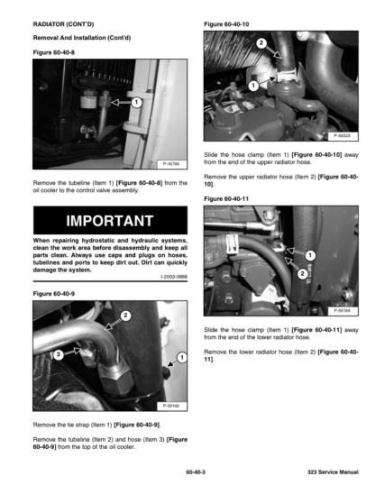 Bobcat 323 Excavator Service Manual SN 562411001 (6-11) - Image 13