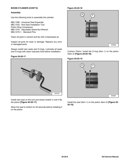 Bobcat 324 Excavator Service Manual SN AKY511001 - Image 13