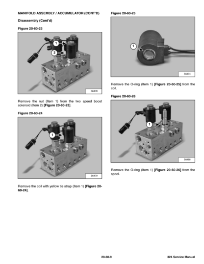 Bobcat 324 Excavator Service Manual SN AKY511001 - Image 9