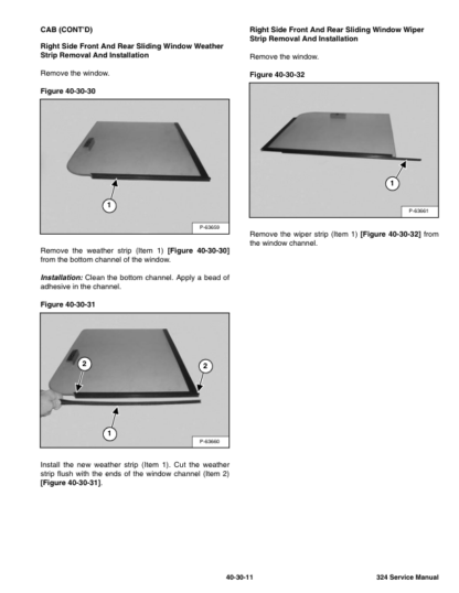 Bobcat 324 Excavator Service Manual SN AKY511001 - Image 10