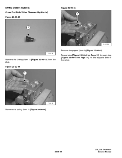 Bobcat 325 328 Excavator Service Manual SN 232511001 232411001 - Image 7