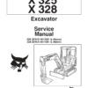 Bobcat X325 X328 Excavator Service Manual SN 514013001 516611001 - Image 2