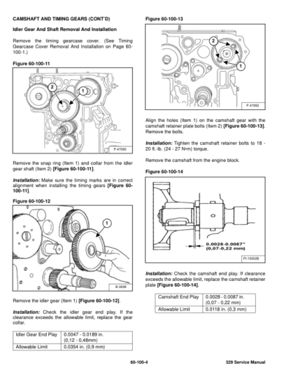 Bobcat 329 Excavator Service Manual SN AACL11001 A9K211001 - Image 11