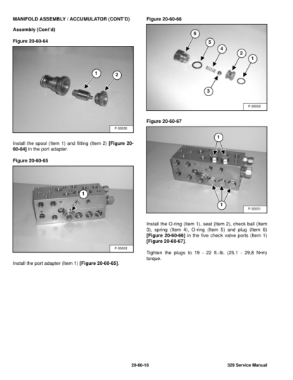 Bobcat 329 Excavator Service Manual SN AACL11001 A9K211001 - Image 6