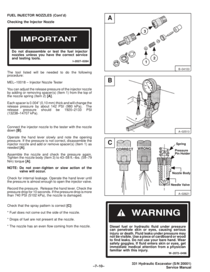 Bobcat X331 Excavator Service Manual SN 511920001 - Image 6