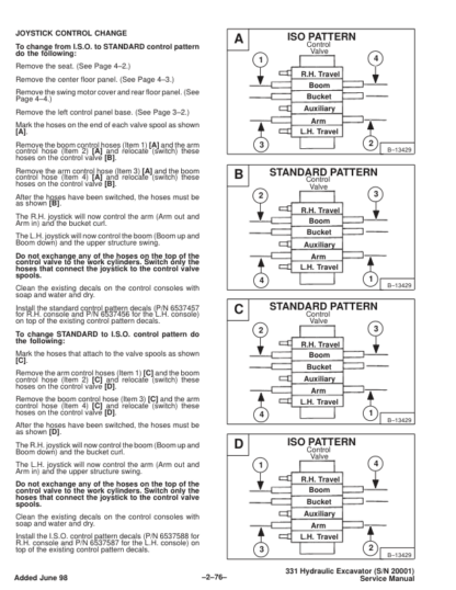 Bobcat X331 Excavator Service Manual SN 511920001 - Image 4