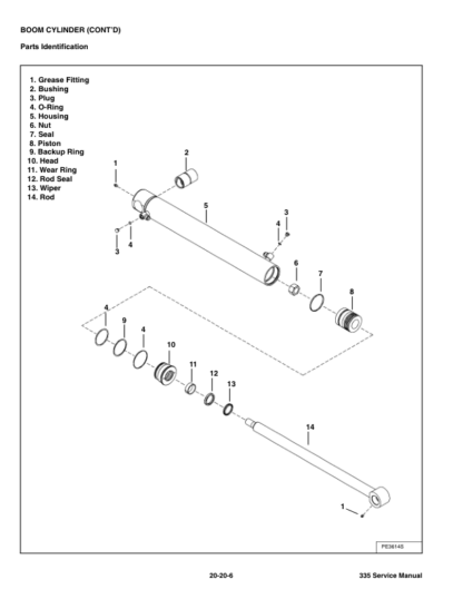Bobcat 335 Compact Excavator Service Manual SN AAD111001 A9KA11001 - Image 6