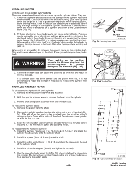 Bobcat 371 Skid Steer Loader Service Manual Gasoline L P Gas - Image 11