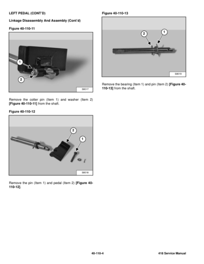 Bobcat 418 Excavator Service Manual SN AB4711001 - Image 11