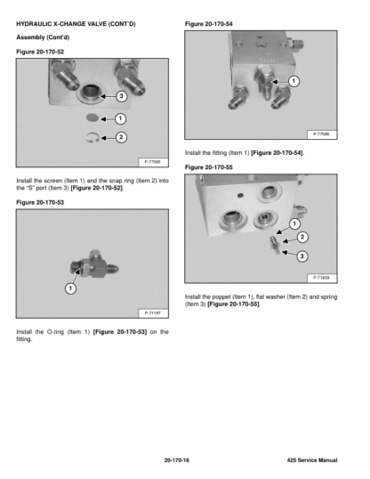 Bobcat 425 Excavator Service Manual SN A1HW11001 - Image 8