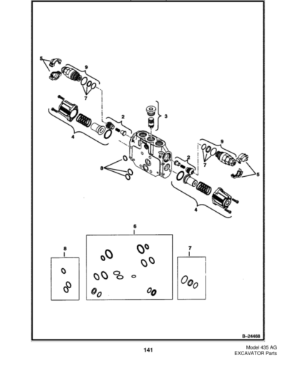 Bobcat 435 AG Series Excavator Parts Manual - Image 5