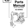 Bobcat 435 AG Series Excavator Parts Manual - Image 2