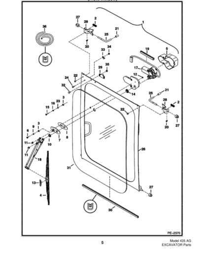 Bobcat 435 AG Series Excavator Parts Manual - Image 6