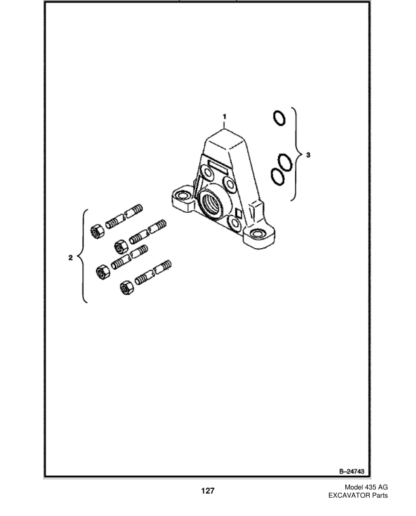Bobcat 435 AG Series Excavator Parts Manual - Image 4