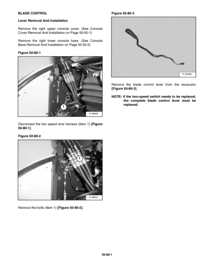 Bobcat 435 Excavator Service Manual SN AACB11001 AACD11001 AA8911001 AA8A11001 - Image 12