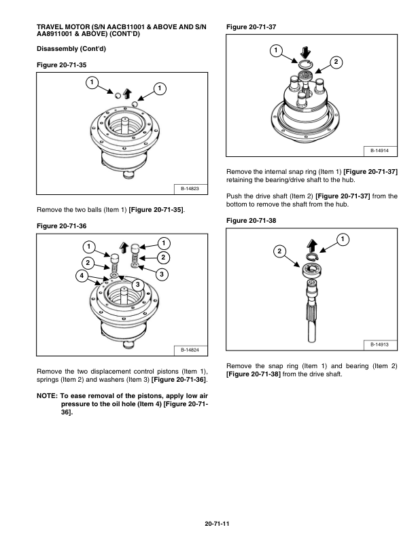 Bobcat 435 Excavator Service Manual SN AACB11001 AACD11001 AA8911001 AA8A11001 - Image 9