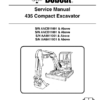 Bobcat 435 Excavator Service Manual SN AACB11001 AACD11001 AA8911001 AA8A11001 - Image 2