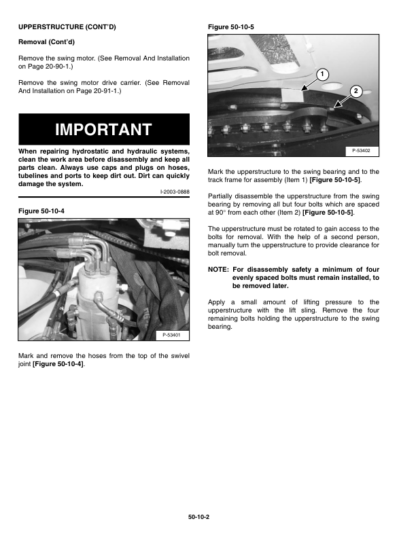 Bobcat 435 Excavator Service Manual SN AACB11001 AACD11001 AA8911001 AA8A11001 - Image 11