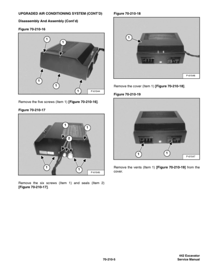 Bobcat 442 Excavator Service Manual SN 522311001 528911001 528611001 - Image 6