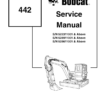 Bobcat 442 Excavator Service Manual SN 522311001 528911001 528611001 - Image 2