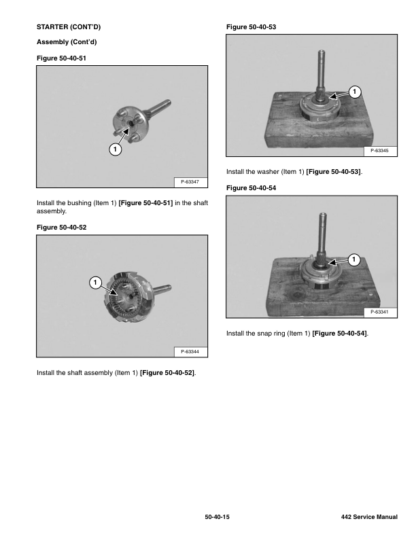 Bobcat 442 Excavator Service Manual SN ADBR11001 ADBS11001 - Image 10