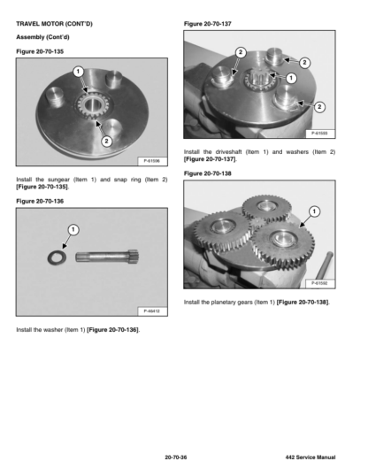 Bobcat 442 Excavator Service Manual SN ADBR11001 ADBS11001 - Image 6