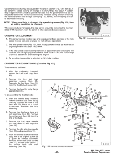 Bobcat 444 500 600 Skid Steer Loaders Service Manual Supplement - Image 9