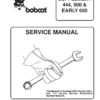 Bobcat 444 500 600 Skid Steer Loaders Service Manual Supplement - Image 2