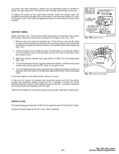 Bobcat 444 500 600 Skid Steer Loaders Service Manual Supplement - Image 8