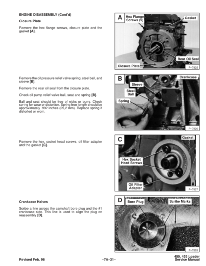 Bobcat 450 453 Skid Steer Loaders Service Manual SN 561711001 561811001 - Image 6