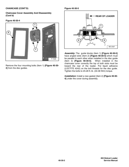 Bobcat 463 Loader Service Manual SN 522211001 522111001 - Image 7