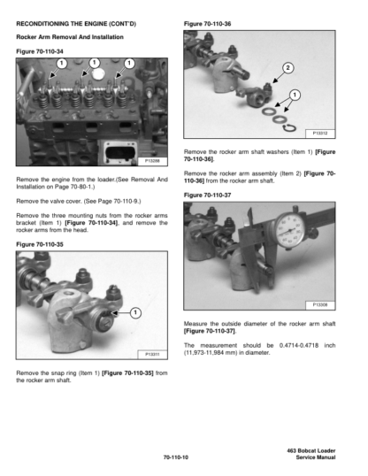 Bobcat 463 Loader Service Manual SN 538911001 539011001 - Image 8
