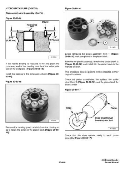 Bobcat 463 Loader Service Manual SN 538911001 539011001 - Image 6
