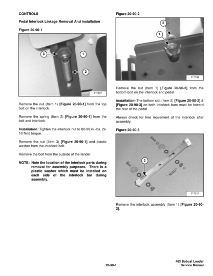 Bobcat 463 Skid Steer Loader Service Manual SN 52001100 519911001 - Image 5