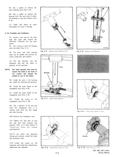 Bobcat 530 533 Loader Service Manual - Image 10