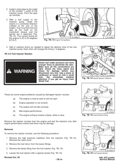 Bobcat 540 543 543B Loader Service Manual SN 501012001 502412001 511111001 - Image 6