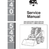 Bobcat 540 543 Loader Service Manual SN 501011999 501111999 - Image 2