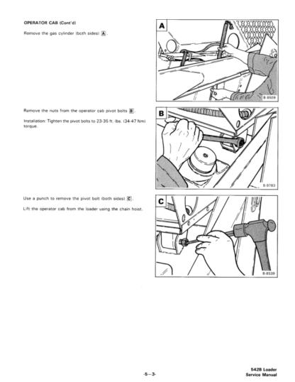 Bobcat 542B Loader Service Manual - Image 11