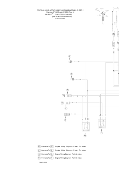 Bobcat 553 Loader Service Manual SN 513011001 513031001 - Image 8