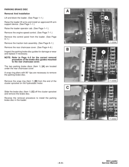 Bobcat 553 Loader Service Manual SN 513011001 513031001 - Image 6