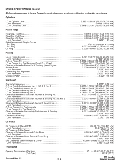 Bobcat 553 Loader Service Manual SN 516311001 516411001 - Image 10