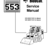 Bobcat 553 Loader Service Manual SN 528011001 528111001 - Image 2