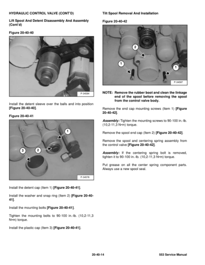 Bobcat 553 Loader Service Manual SN 539112001 539412001 - Image 5