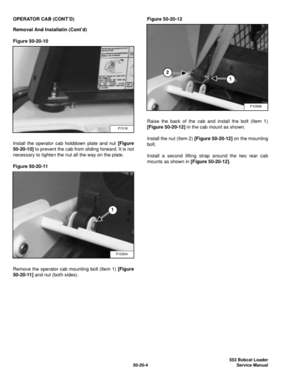 Bobcat 553 Loader Service Manual - Image 7