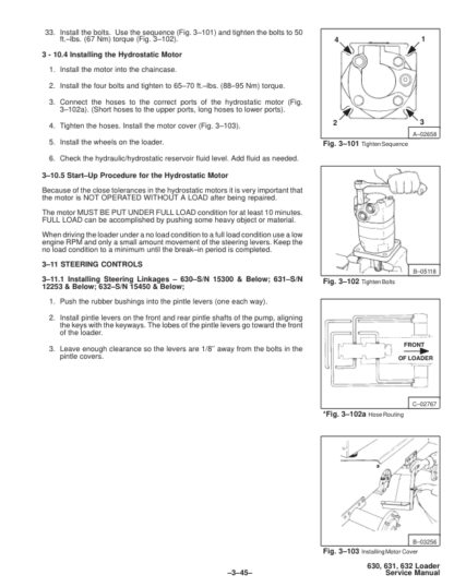 Bobcat 630 631 632 Loader Service Manual - Image 5