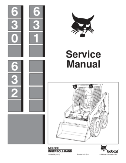 Bobcat 630 631 632 Loader Service Manual - Image 2