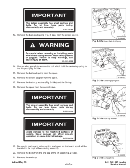 Bobcat 641 642 643 Loader Service Manual - Image 9