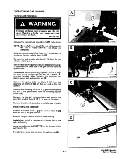 Bobcat 653 Loader Service Manual - Image 8