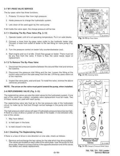 Bobcat 700 720 721 722 Loader Service Manual - Image 9